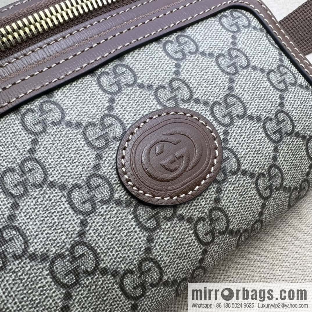 GUCCI GG large fanny pack 733240 brown brown