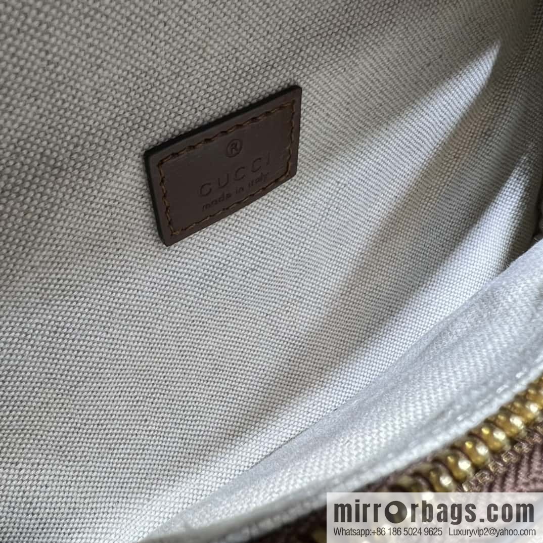 GUCCI GG large fanny pack 733240 brown brown