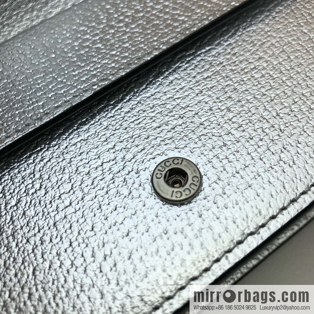 GUCCI Dionysus series GG super mini handbag 476432 silver