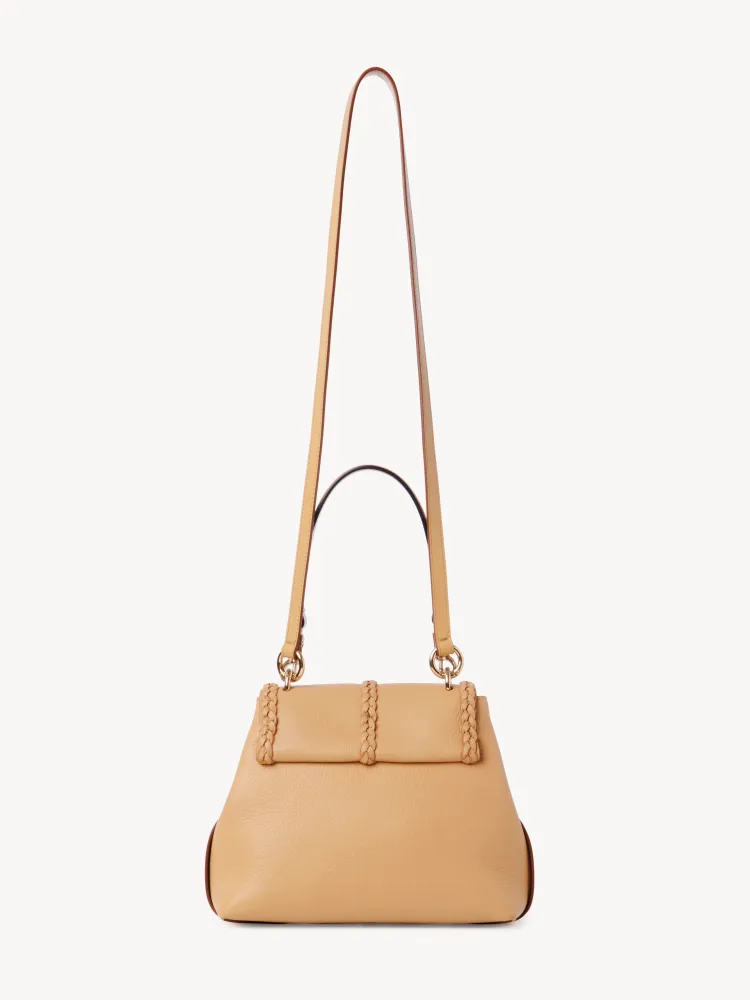 Chloe Penelope Gold Coin Bag, Medium Dropped Leather, Apricot 25CM