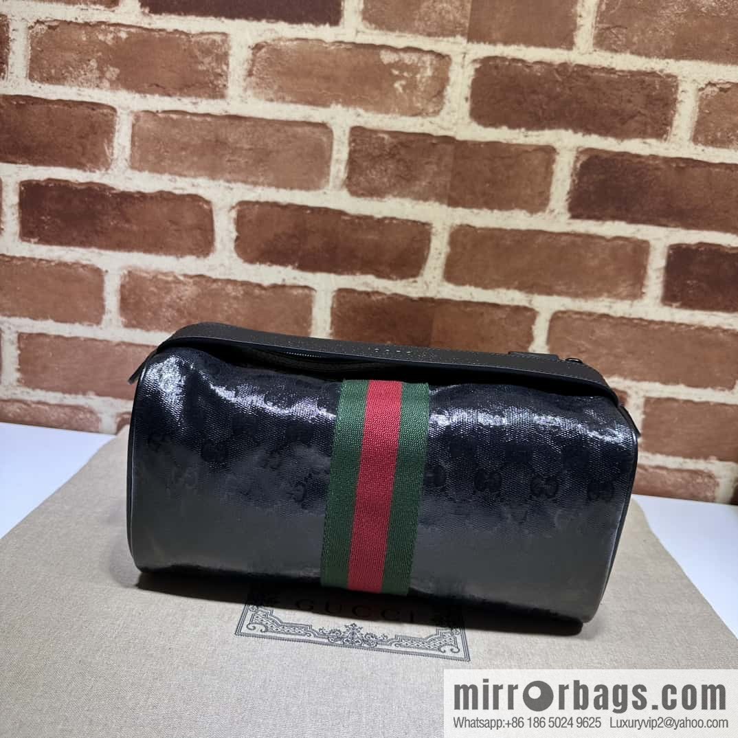 GUCCI Ribbon Wash Bag 759689g Crystal