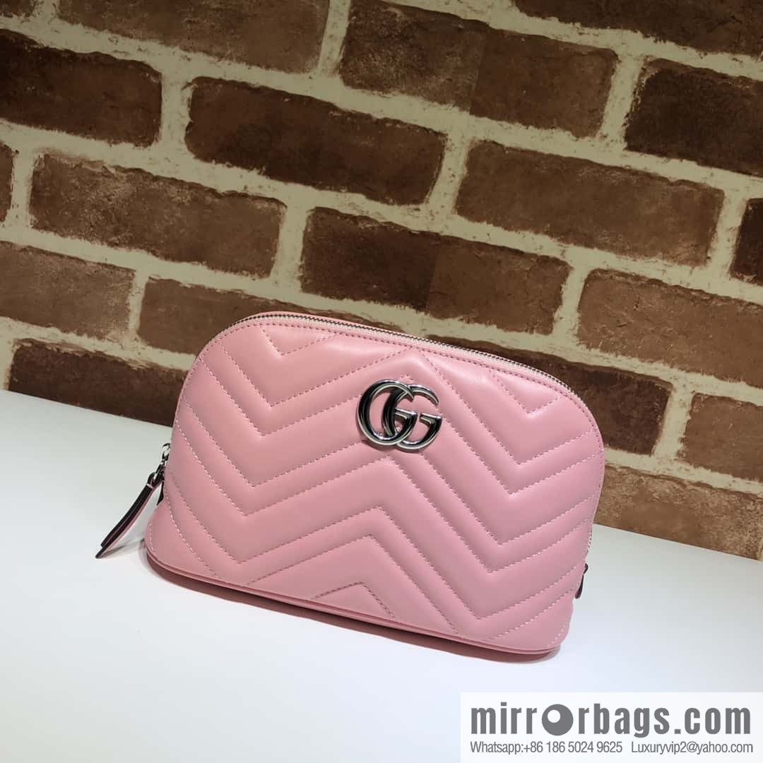 GUCCI GG MARMONT clutch bag 625690 Sakura powder