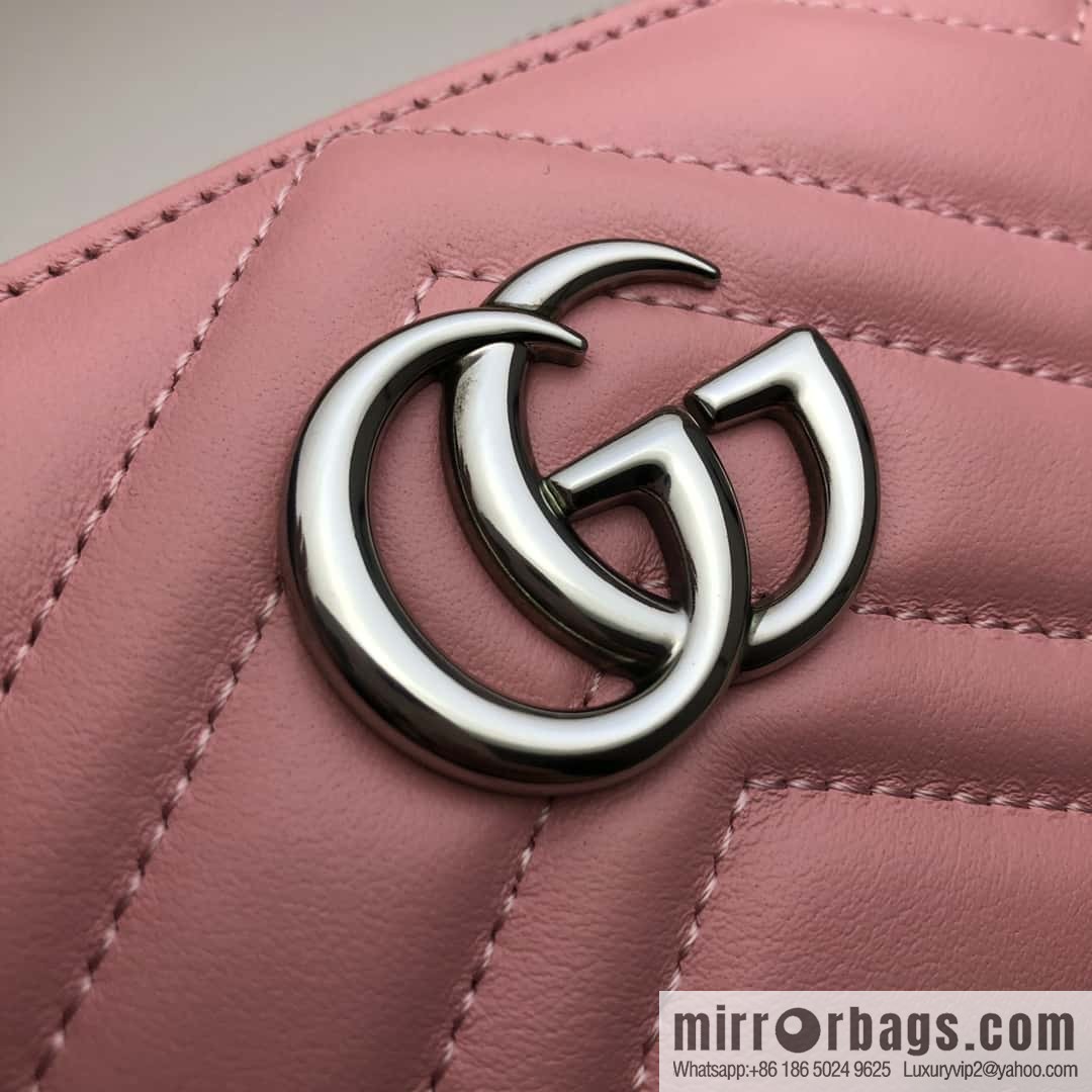 GUCCI GG MARMONT clutch bag 625690 Sakura powder