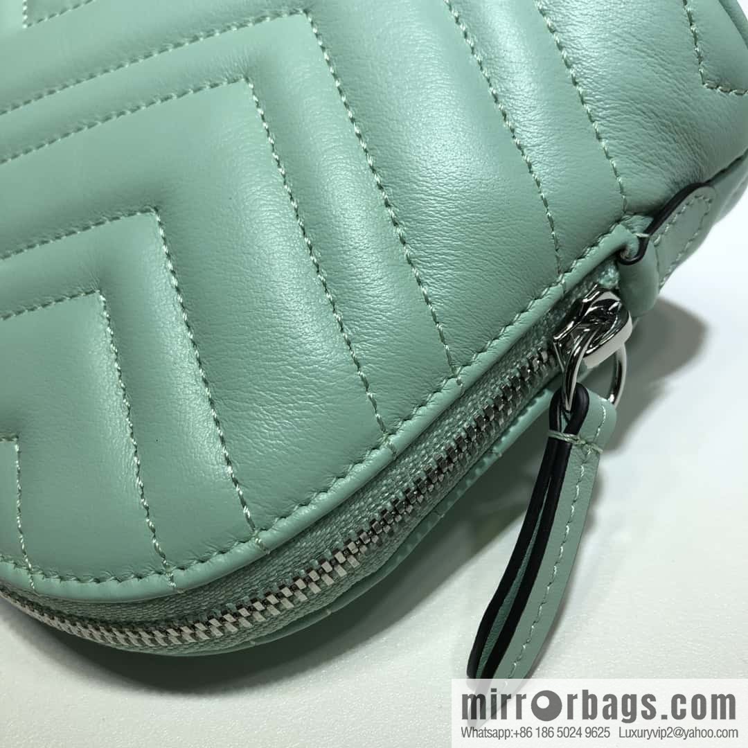 GUCCI GG MARMONT clutch bag 625690 mint green