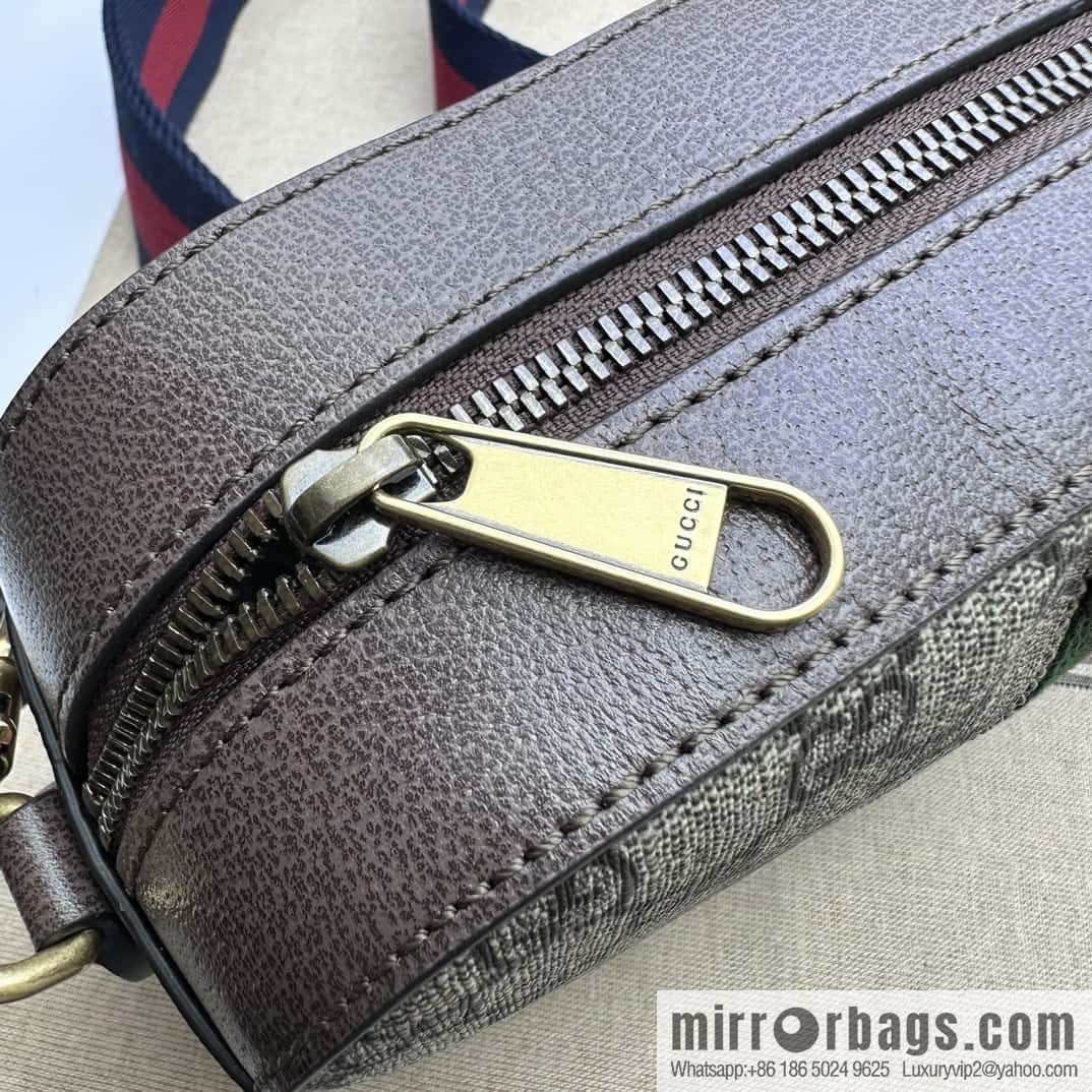 GUCCI Ophidia series GG small shoulder backpack 752591 brown glue