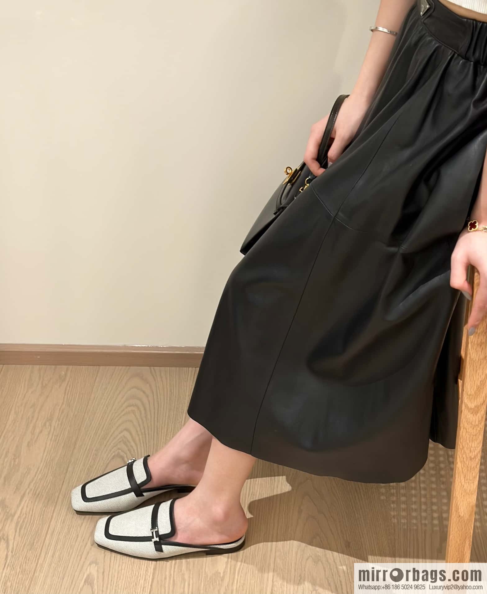 Hermes 2023 latest half-trailer muller shoes🐎🐎🐎