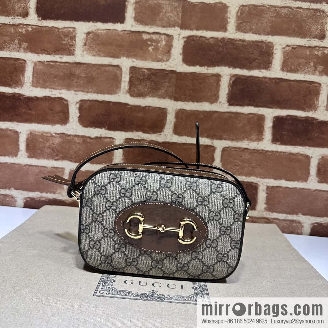 Gucci Horsebit 1955 series small shoulder backpack 760196 brown brown