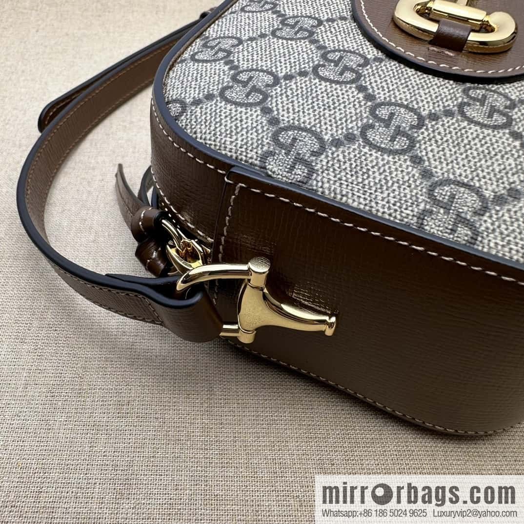 Gucci Horsebit 1955 series small shoulder backpack 760196 brown brown