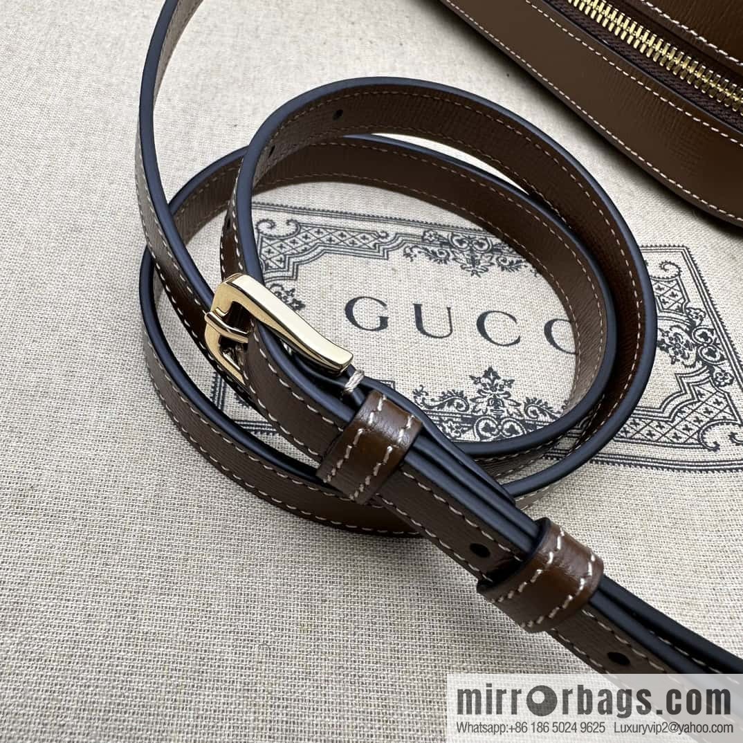 Gucci Horsebit 1955 series small shoulder backpack 760196 brown brown