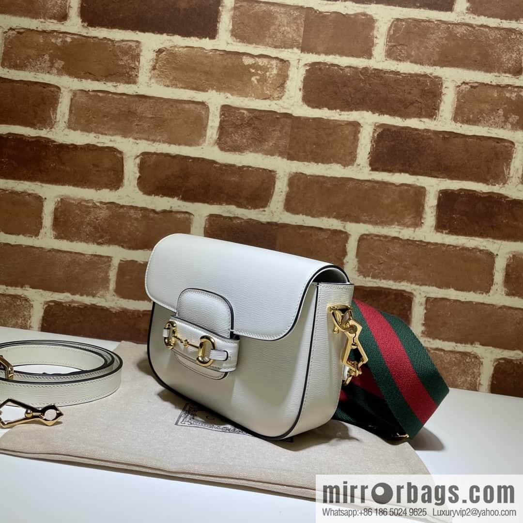 Gucci Horsebit 1955 series mini handbag 658574 meters white