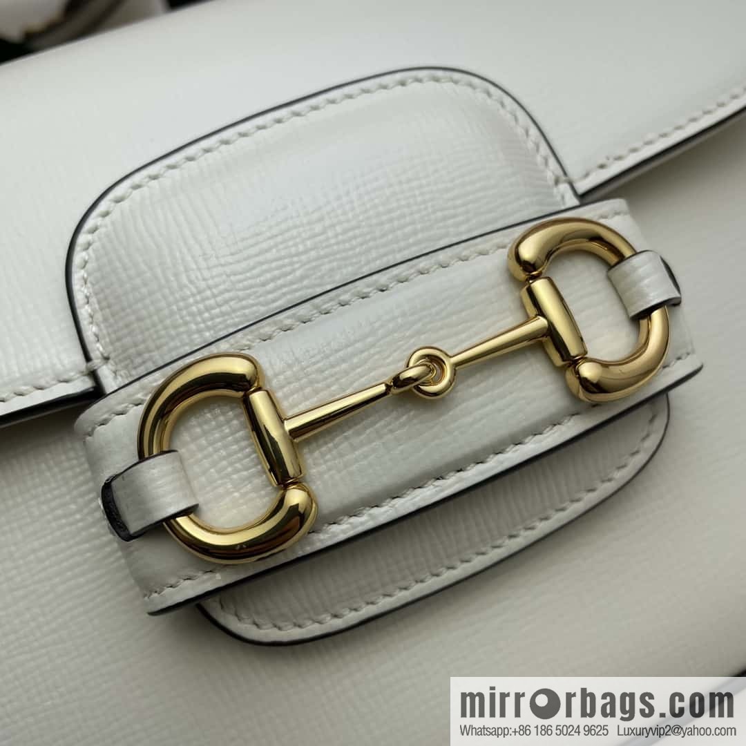 Gucci Horsebit 1955 series mini handbag 658574 meters white