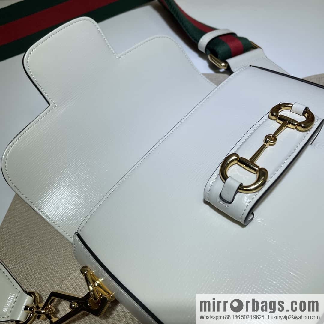 Gucci Horsebit 1955 series mini handbag 658574 meters white