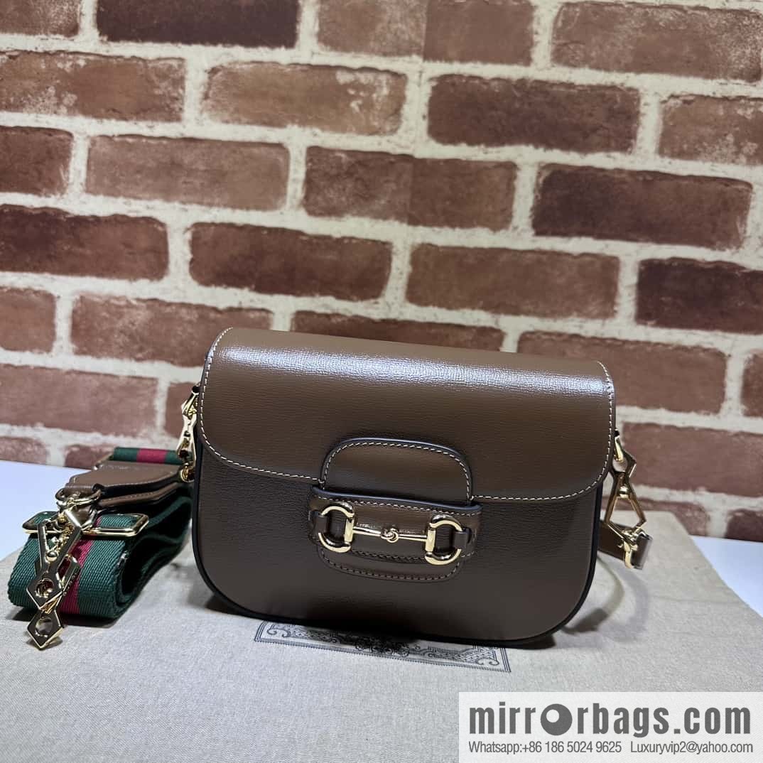 Gucci Horsebit 1955 series mini handbag 658574 brown