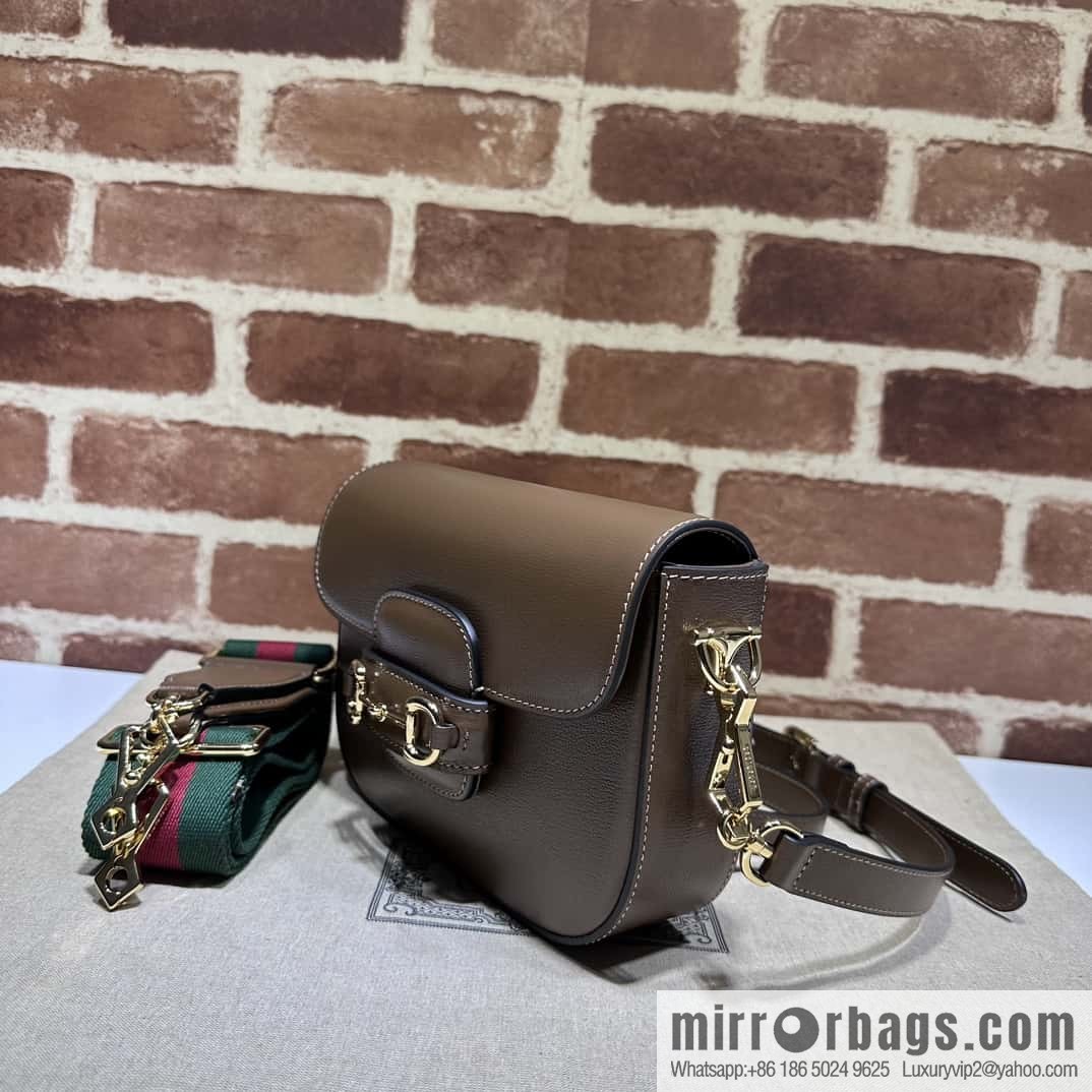 Gucci Horsebit 1955 series mini handbag 658574 brown