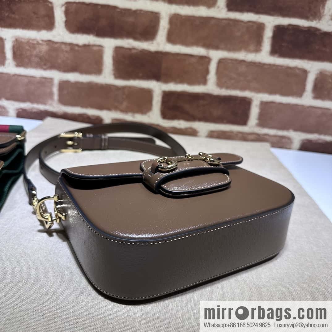 Gucci Horsebit 1955 series mini handbag 658574 brown
