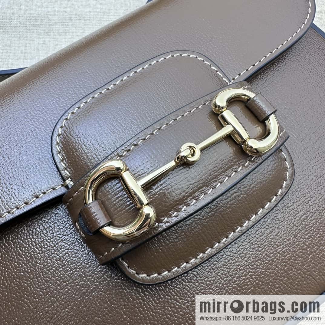 Gucci Horsebit 1955 series mini handbag 658574 brown