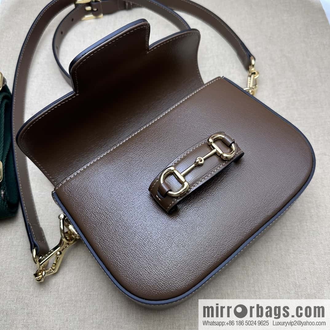 Gucci Horsebit 1955 series mini handbag 658574 brown