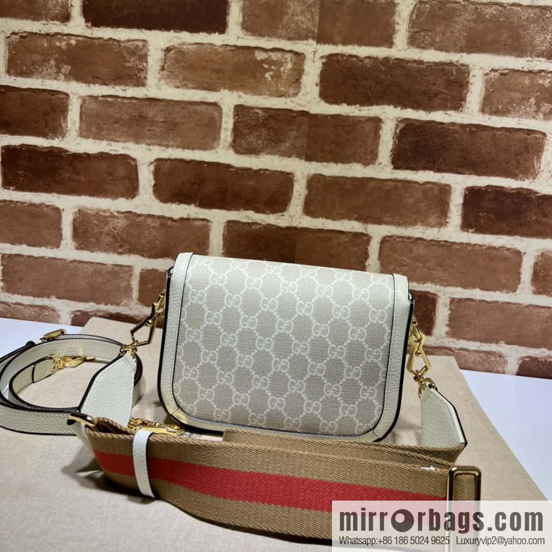 Gucci Horsebit 1955 series mini handbag 658574m glue/beige leather