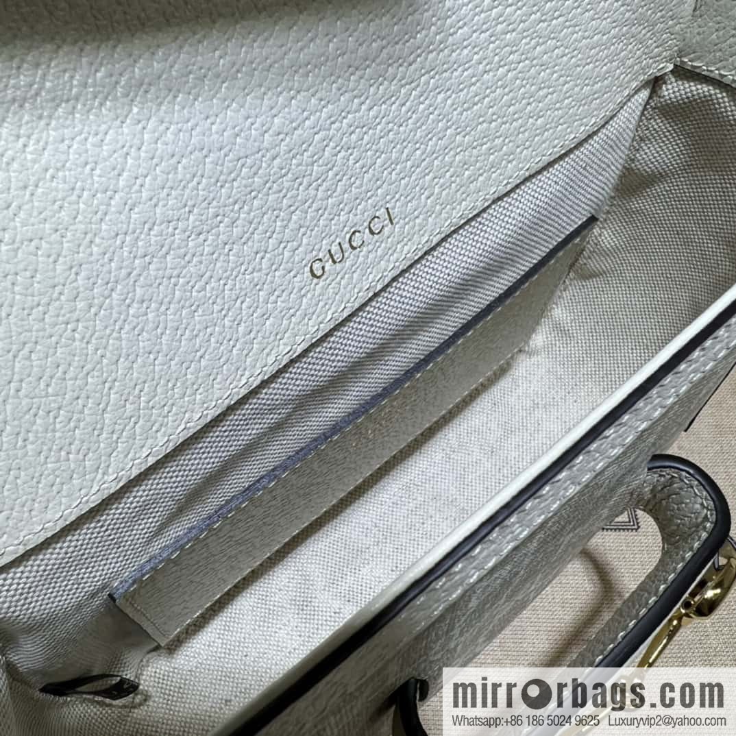 Gucci Horsebit 1955 series mini handbag 658574m glue/beige leather