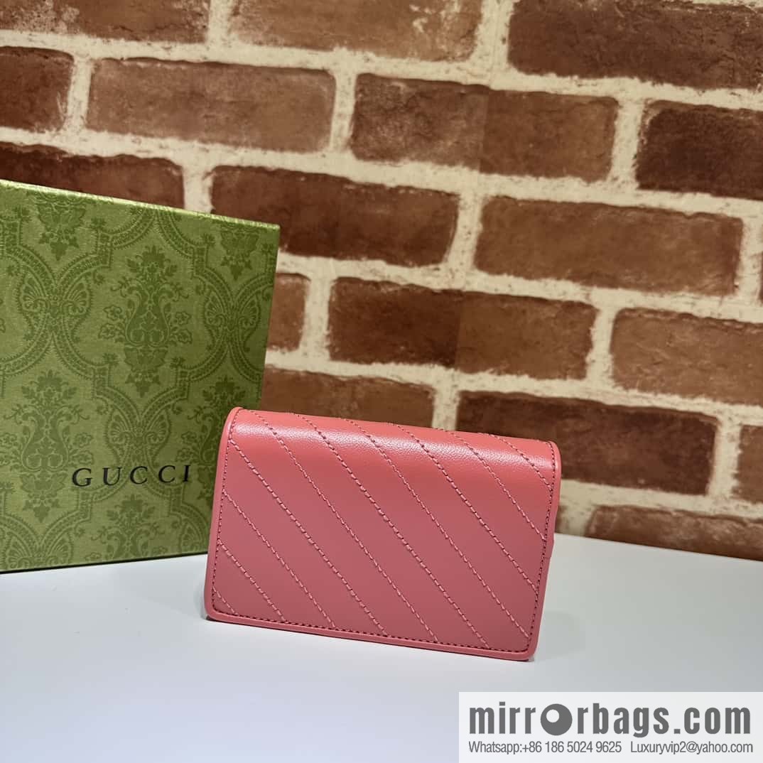 Gucci Blondie series wallet 760336 rose powder