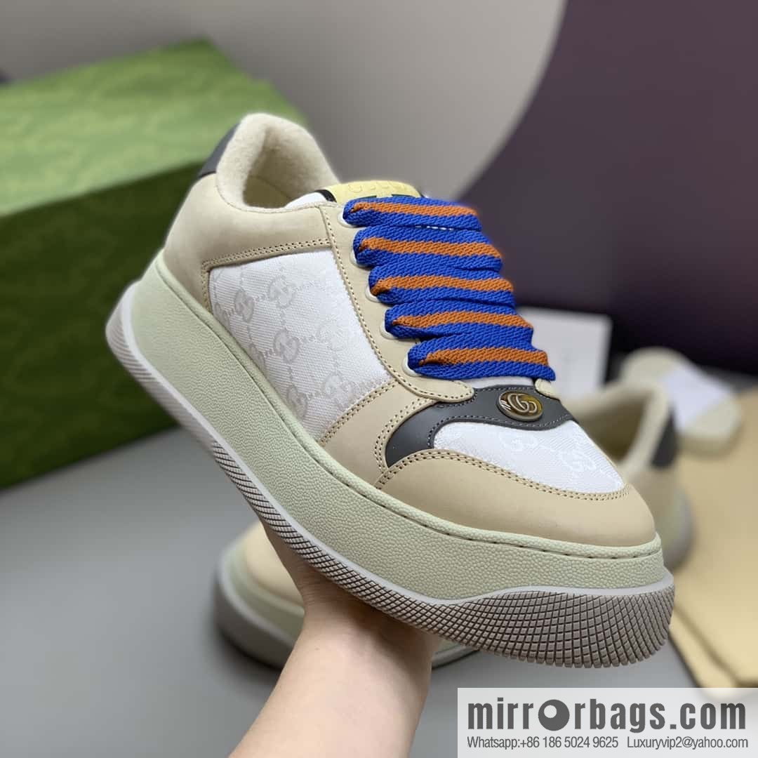 GUCCI couple thick-soled small dirty shoes