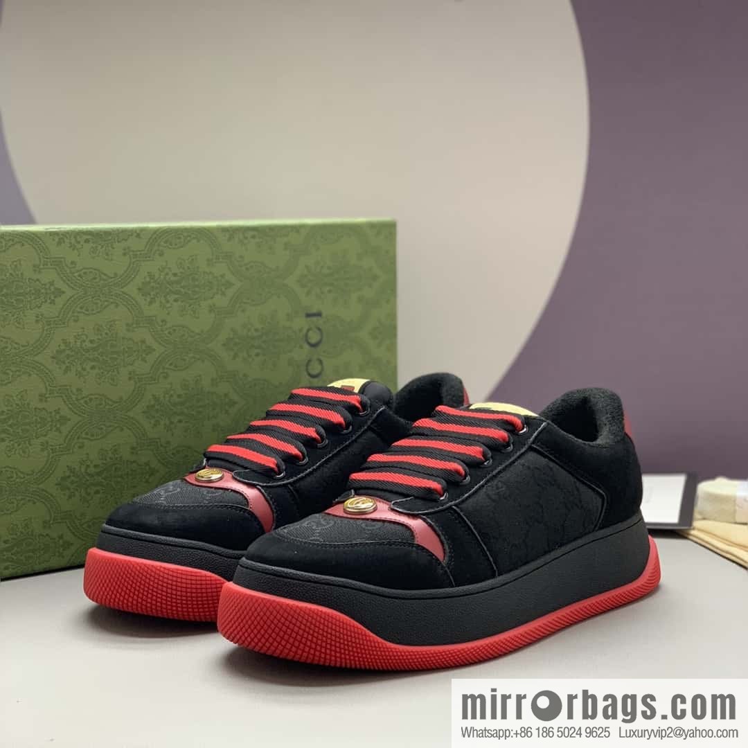 GUCCI couple thick-soled small dirty shoes