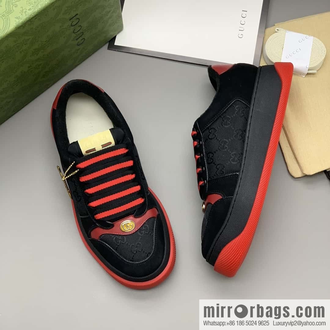 GUCCI couple thick-soled small dirty shoes