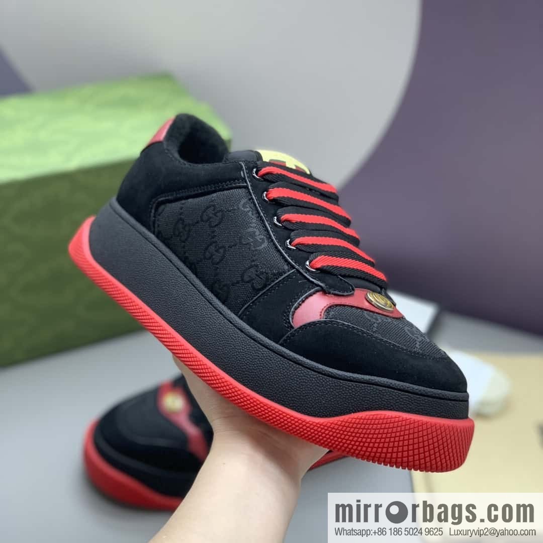 GUCCI couple thick-soled small dirty shoes