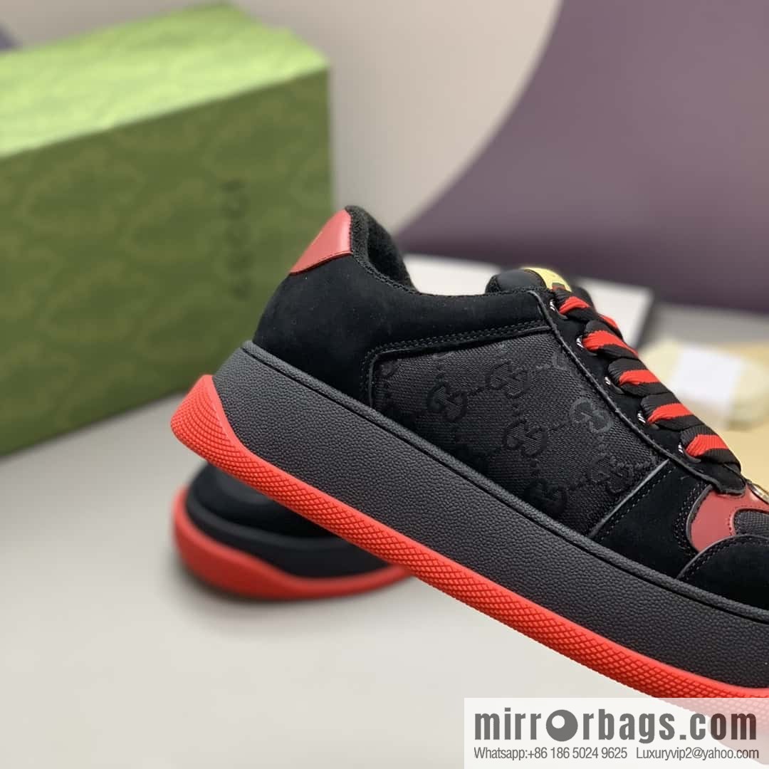 GUCCI couple thick-soled small dirty shoes