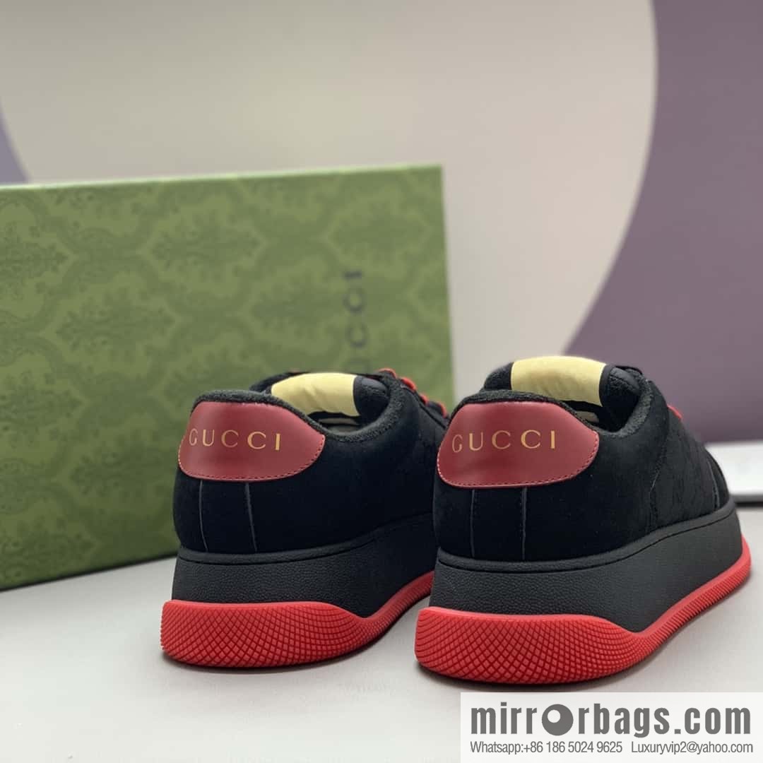 GUCCI couple thick-soled small dirty shoes