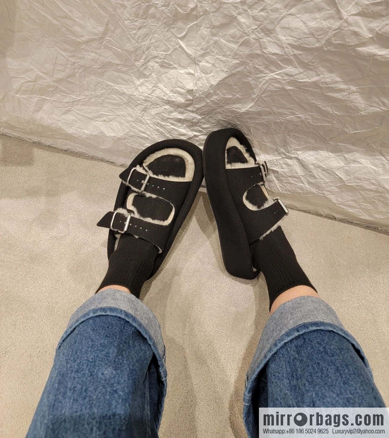 Maison Margiela Margiela MM ④ Thick bottom hairy drag