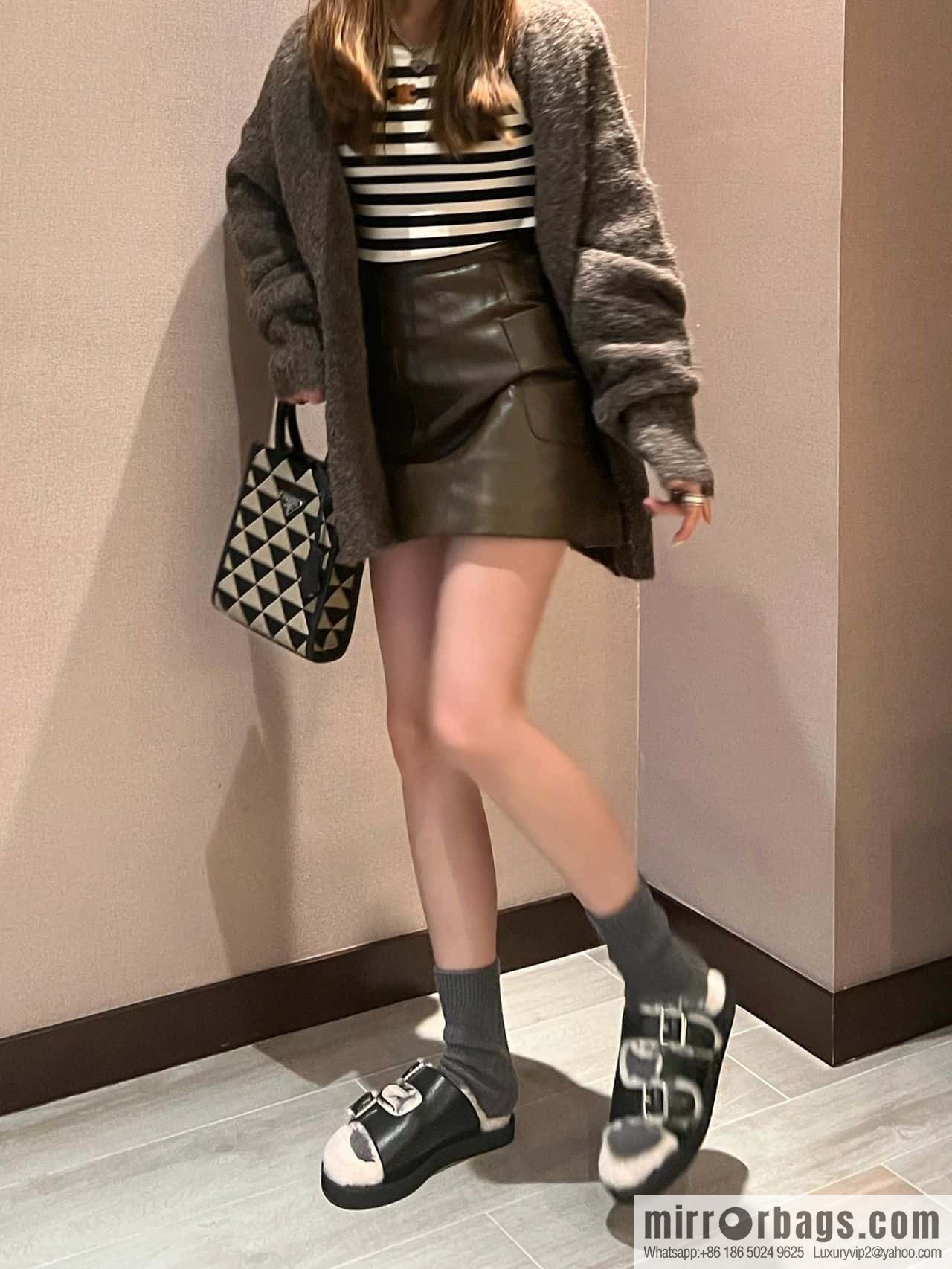 Maison Margiela Margiela MM ④ Thick bottom hairy drag