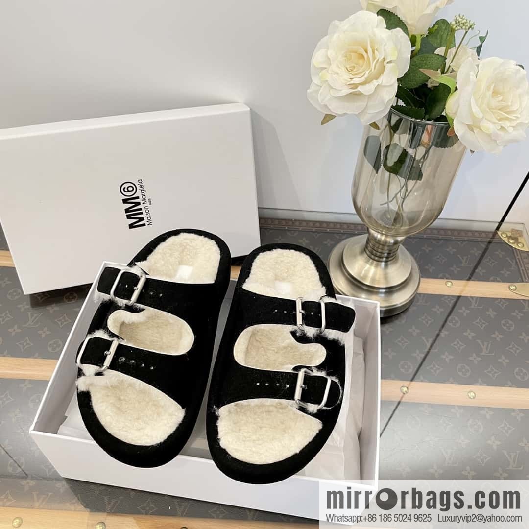 Maison Margiela Margiela MM ④ Thick bottom hairy drag