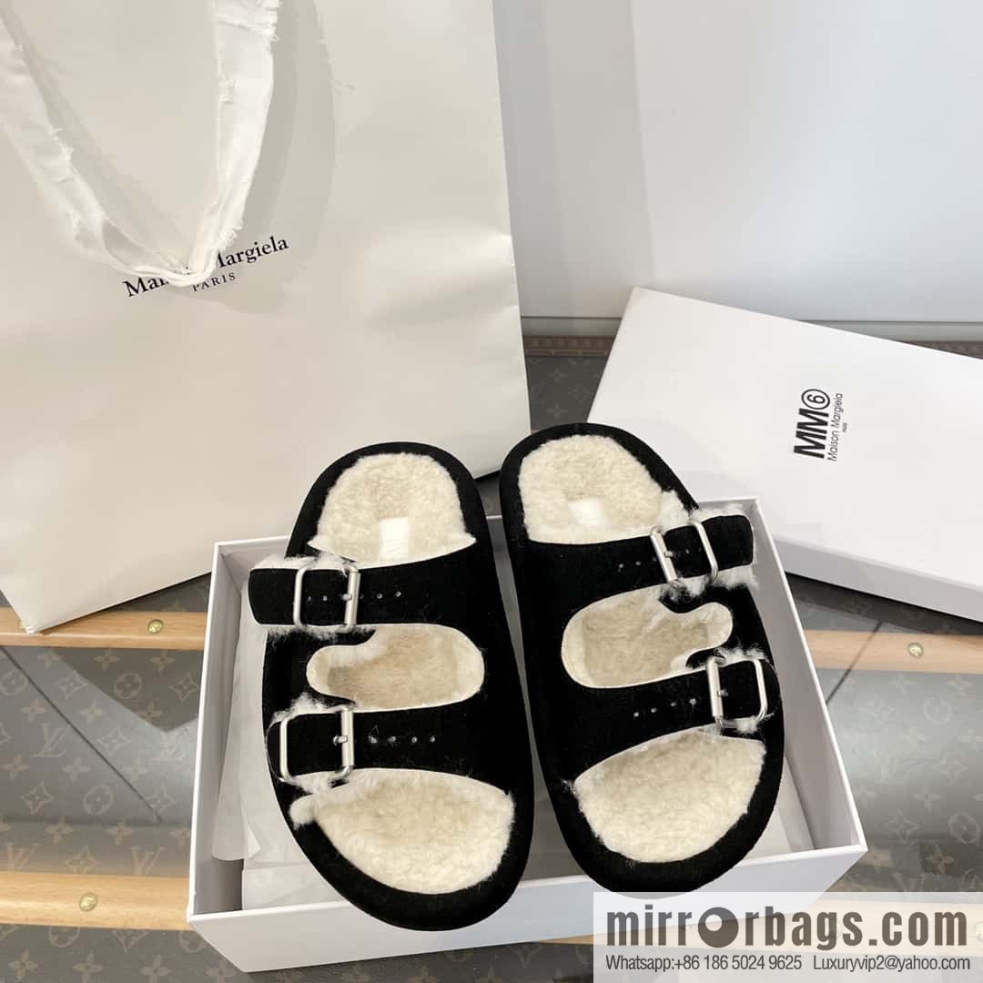 Maison Margiela Margiela MM ④ Thick bottom hairy drag