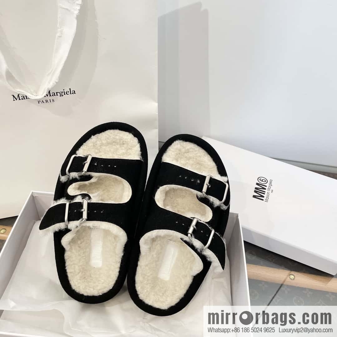 Maison Margiela Margiela MM ④ Thick bottom hairy drag