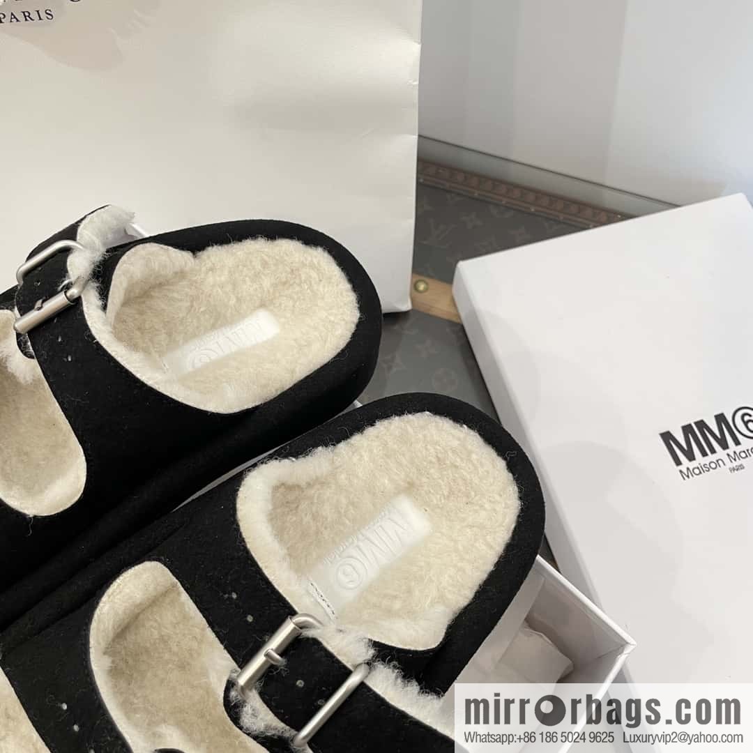 Maison Margiela Margiela MM ④ Thick bottom hairy drag