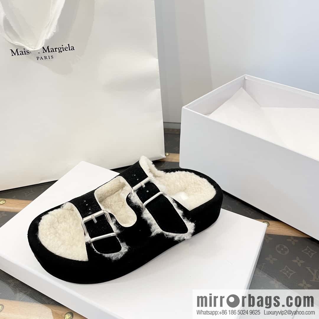 Maison Margiela Margiela MM ④ Thick bottom hairy drag
