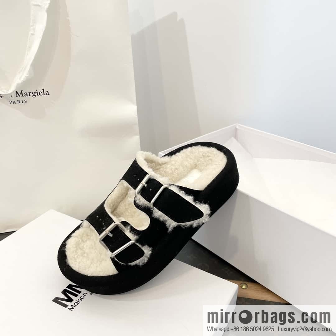 Maison Margiela Margiela MM ④ Thick bottom hairy drag