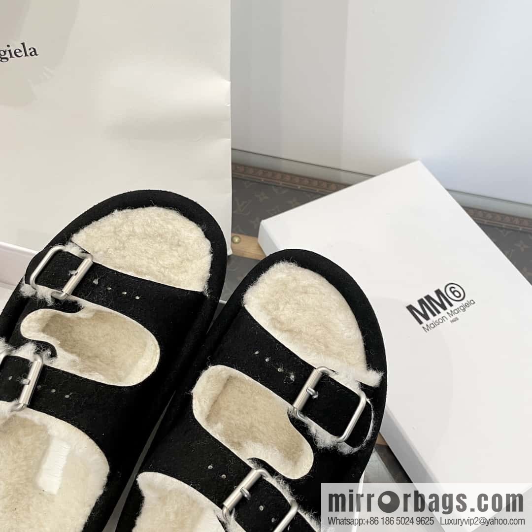 Maison Margiela Margiela MM ④ Thick bottom hairy drag