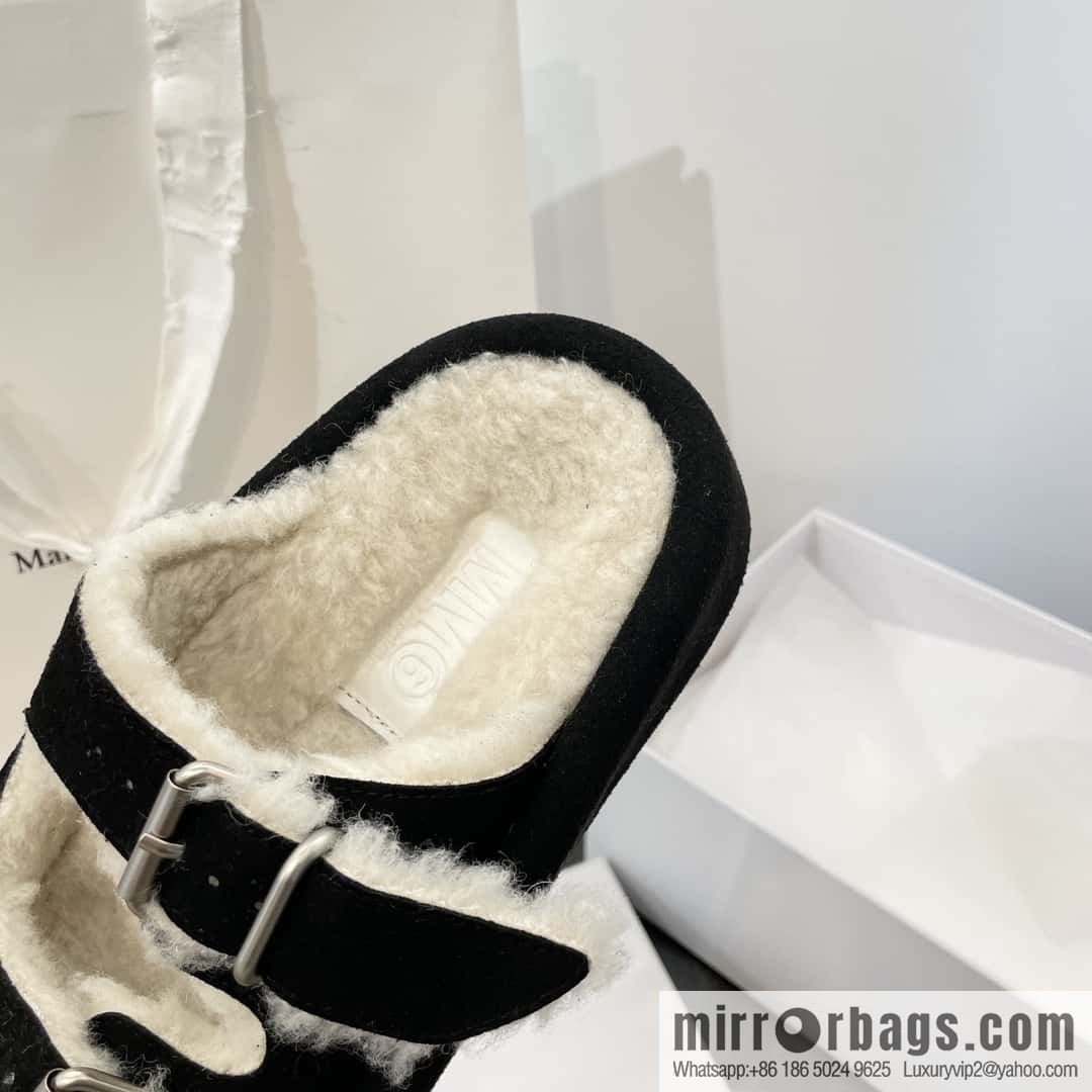 Maison Margiela Margiela MM ④ Thick bottom hairy drag