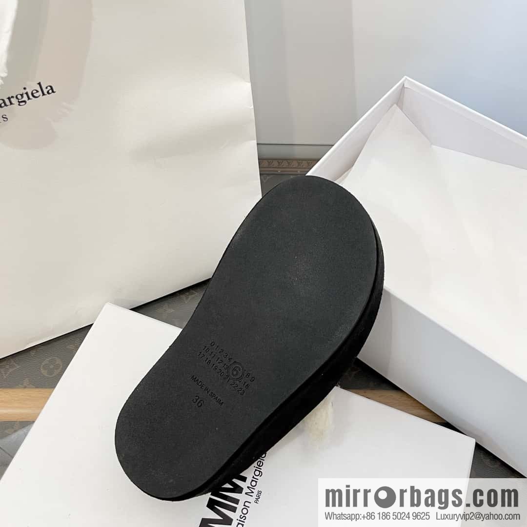 Maison Margiela Margiela MM ④ Thick bottom hairy drag