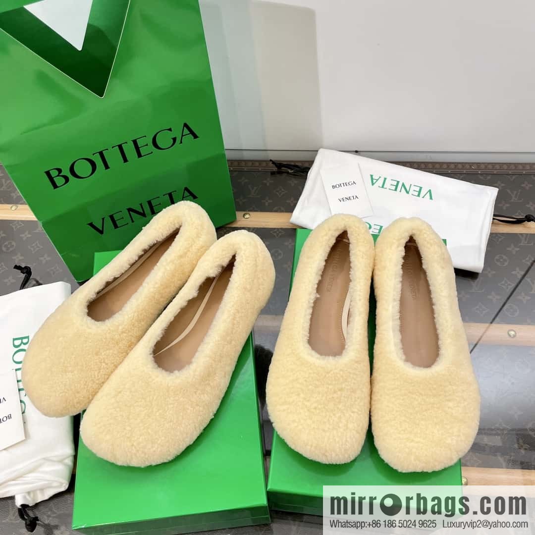 Bottega Veneta wool ballet shoes