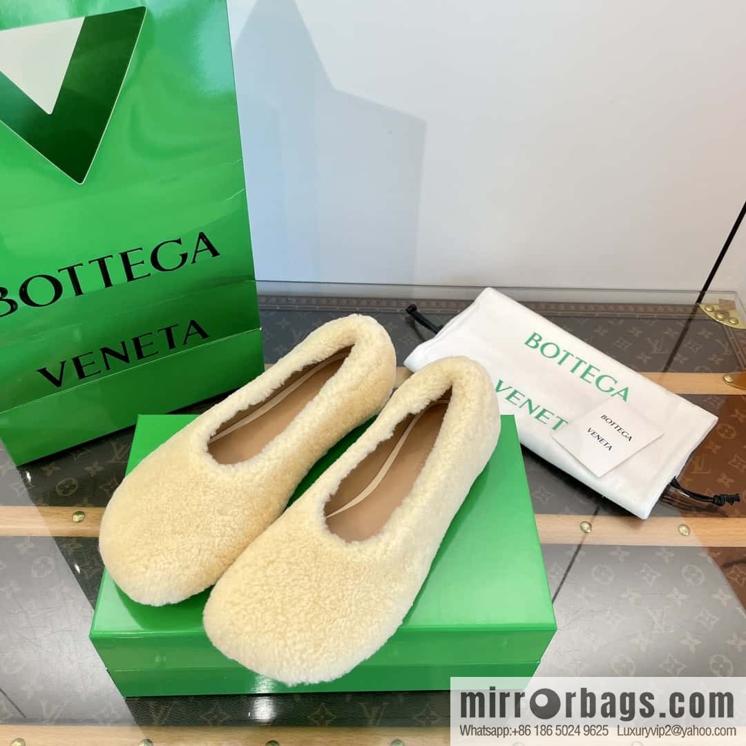 Bottega Veneta wool ballet shoes