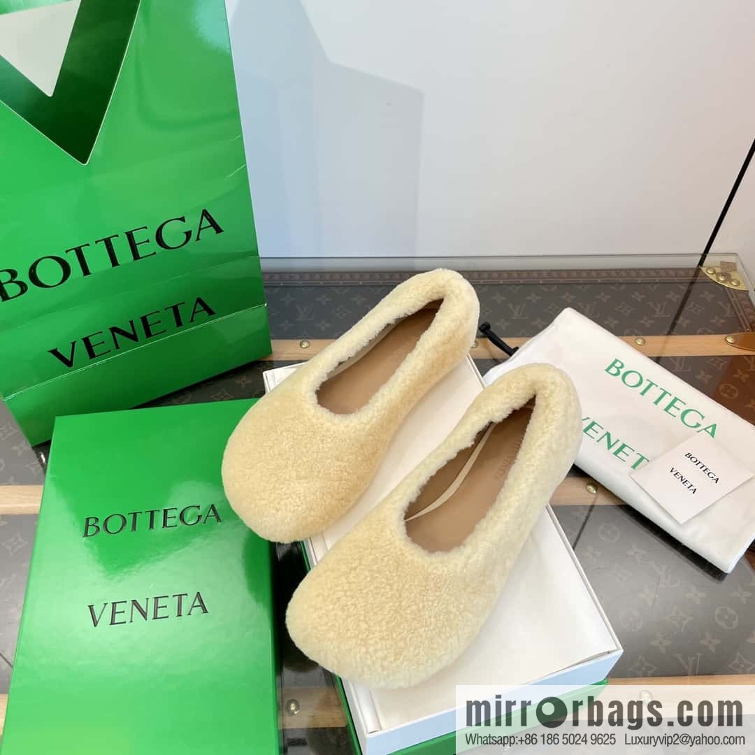 Bottega Veneta wool ballet shoes
