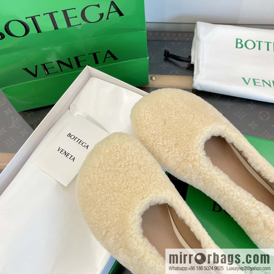 Bottega Veneta wool ballet shoes