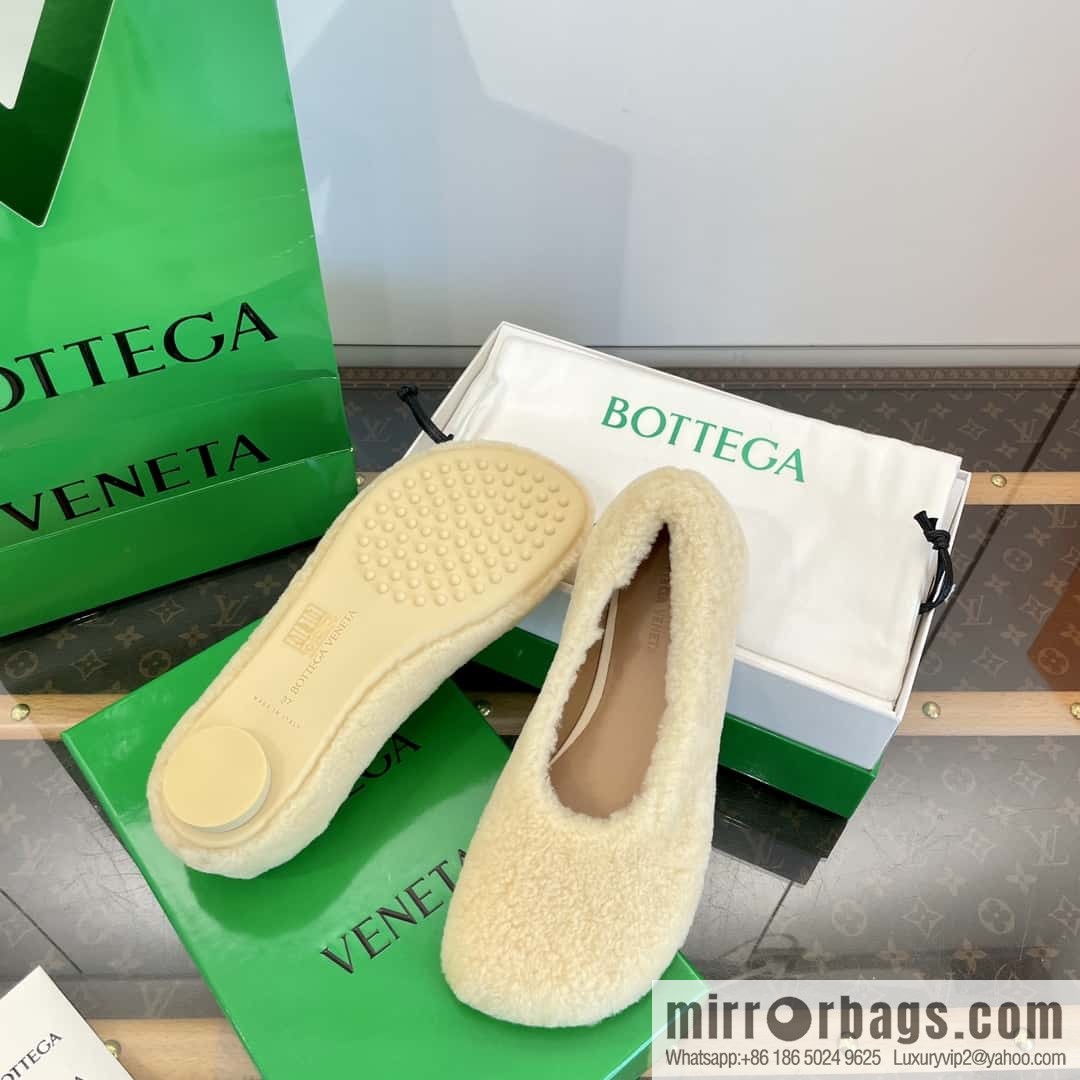 Bottega Veneta wool ballet shoes