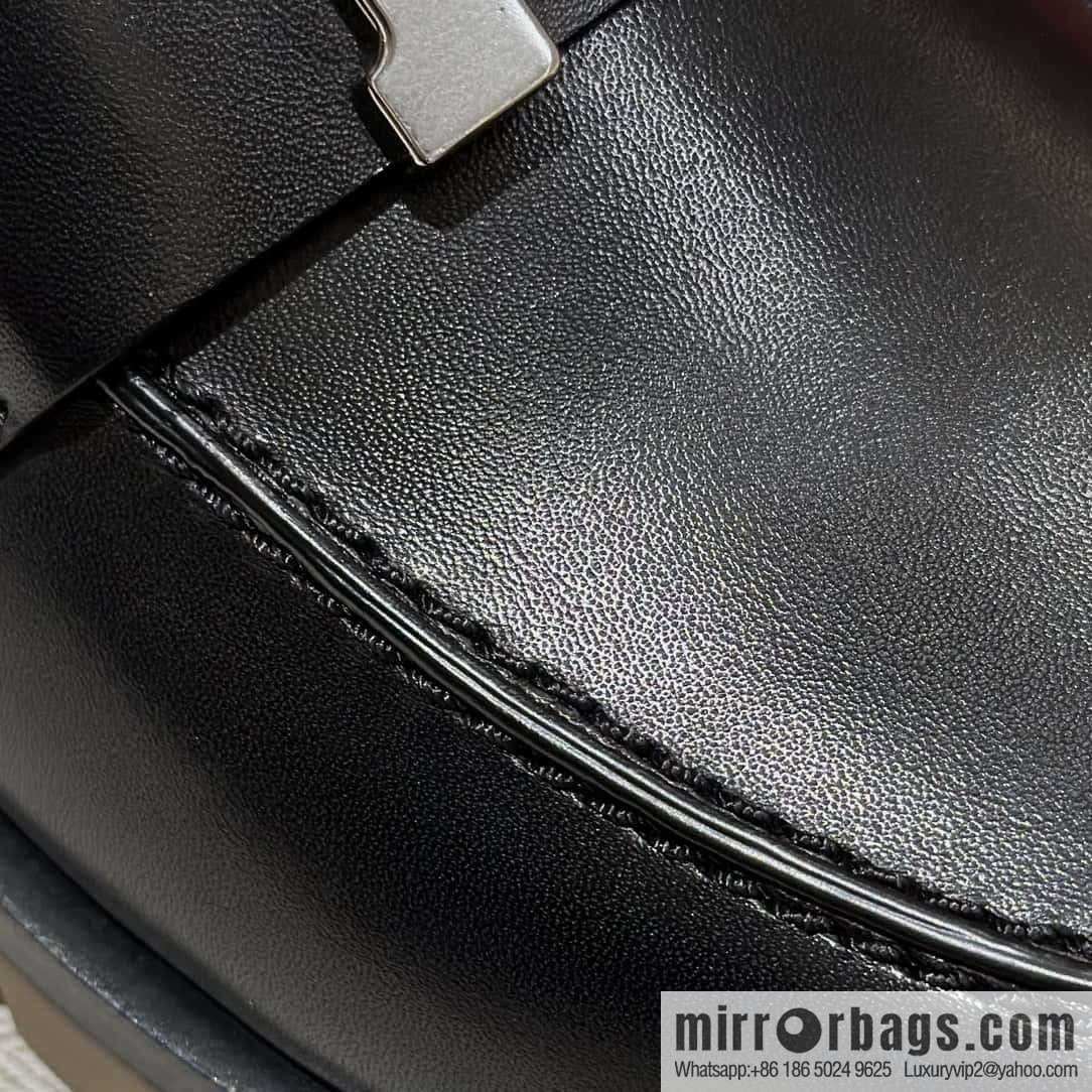 Hermès calfskin Faubourg loafers