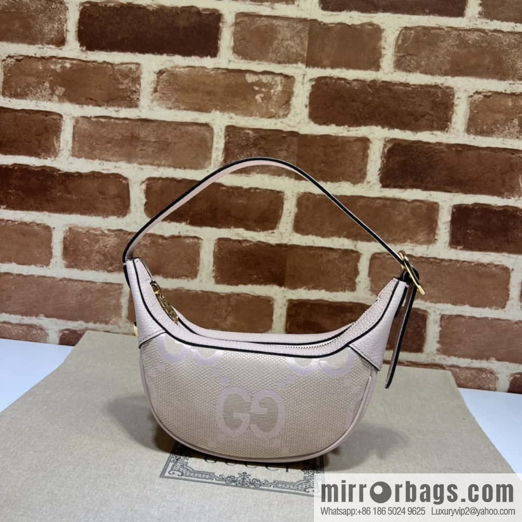 GUCCI Gucci Ophidia series GG mini handbag 658551 large G pink cloth