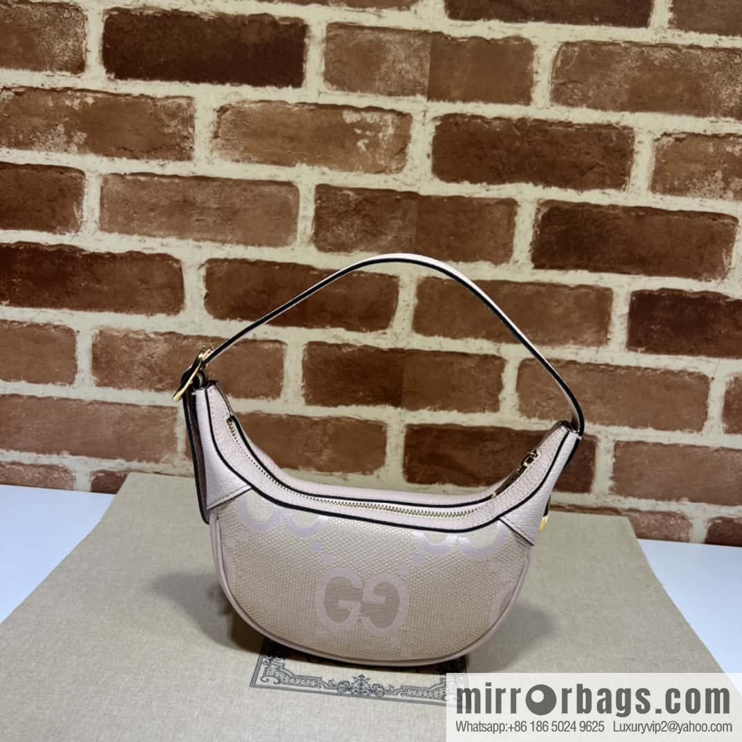 GUCCI Gucci Ophidia series GG mini handbag 658551 large G pink cloth
