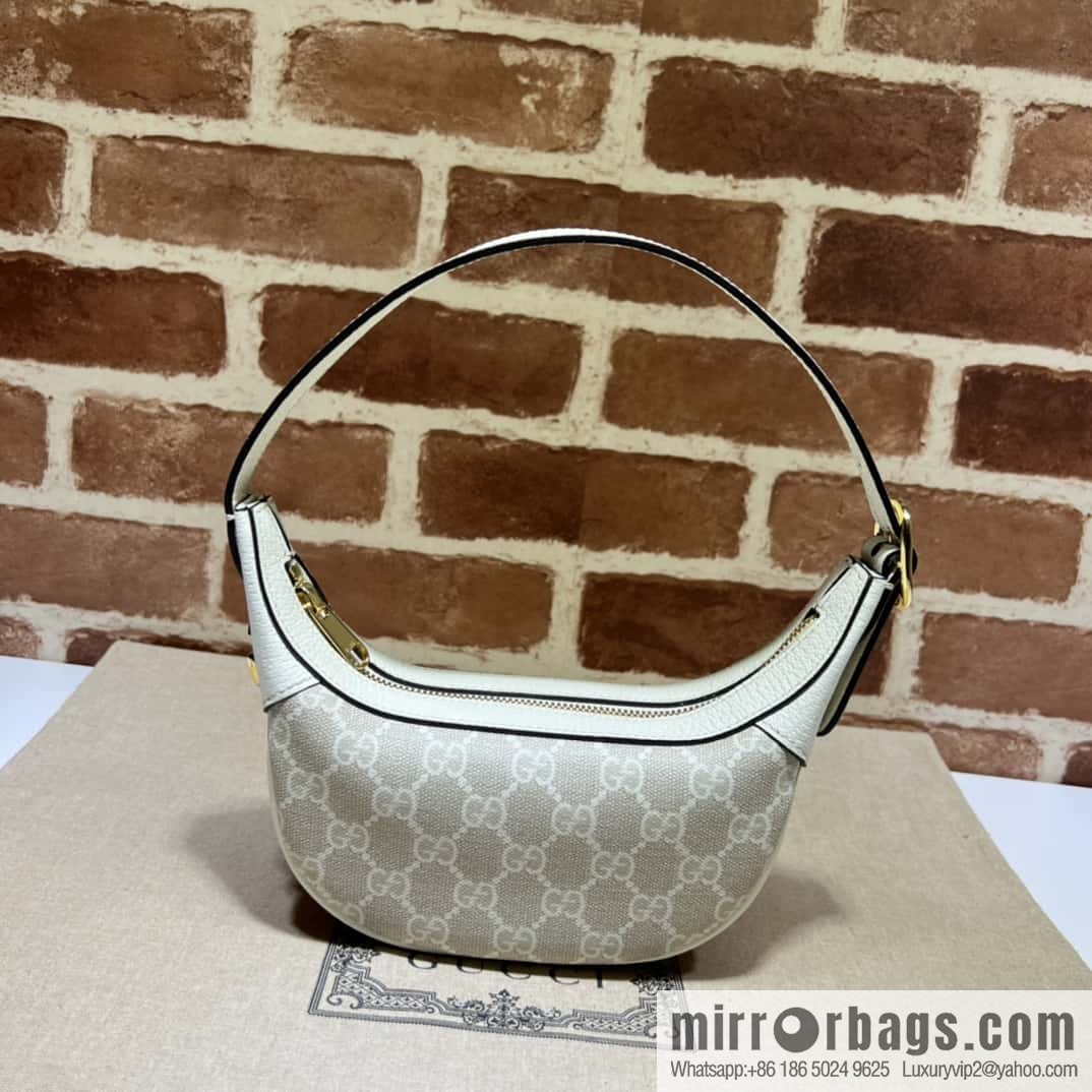 GUCCI Gucci Ophidia series GG mini handbag 658551m glue/beige leather